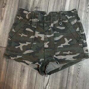 Free People Camo Shorts